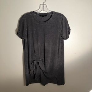 All Saints Woman’s Gray T-shirt, Size Small